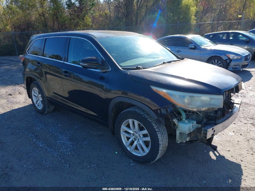 TOYOTA HIGHLANDER LE