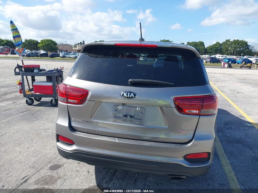 2019 Kia Sorento L/Lx VIN: 5XYPG4A39KG549946 Lot: 43883960