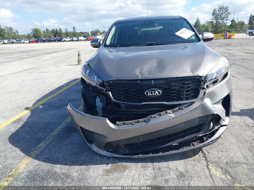2019 Kia Sorento L/Lx VIN: 5XYPG4A39KG549946 Lot: 43883960