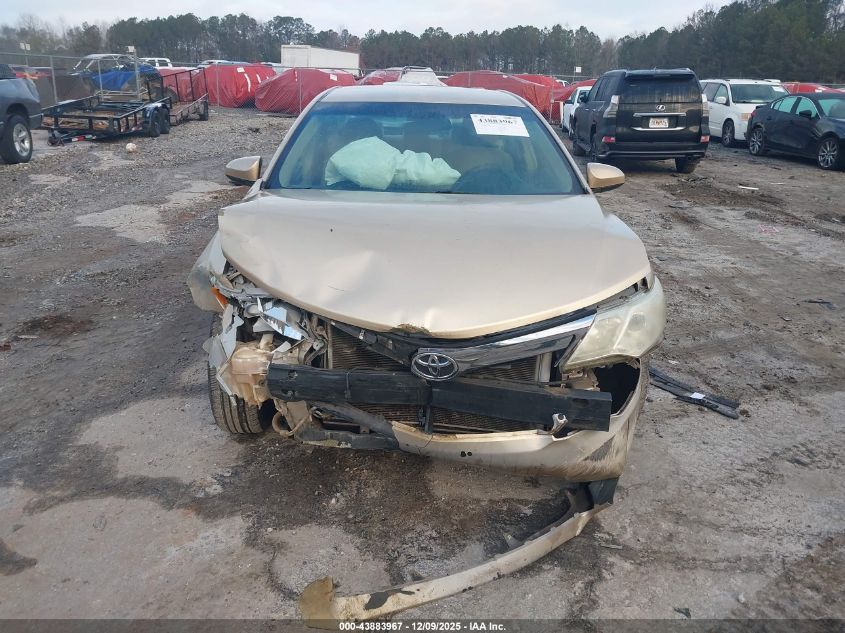 2012 Toyota Camry Le VIN: 4T1BF1FK2CU078343 Lot: 43883967