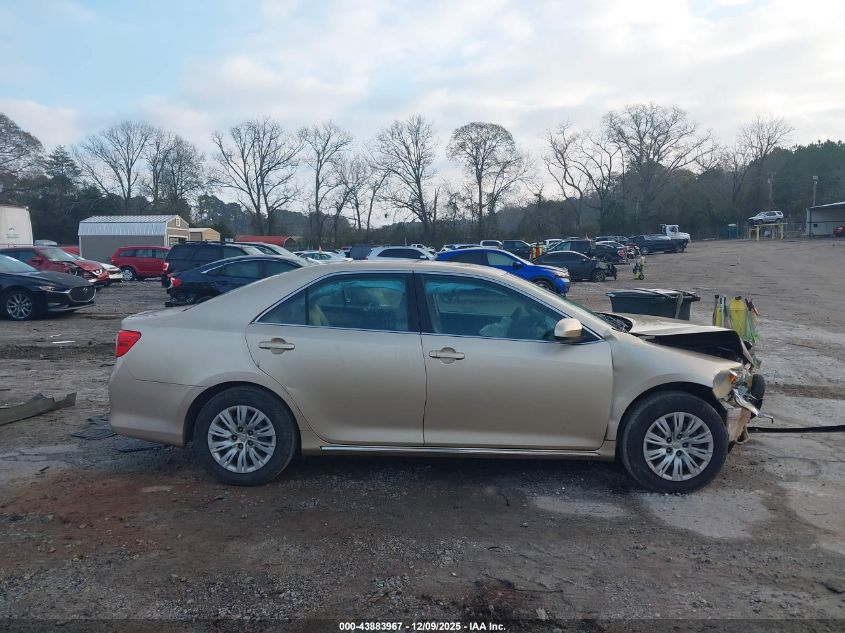 2012 Toyota Camry Le VIN: 4T1BF1FK2CU078343 Lot: 43883967