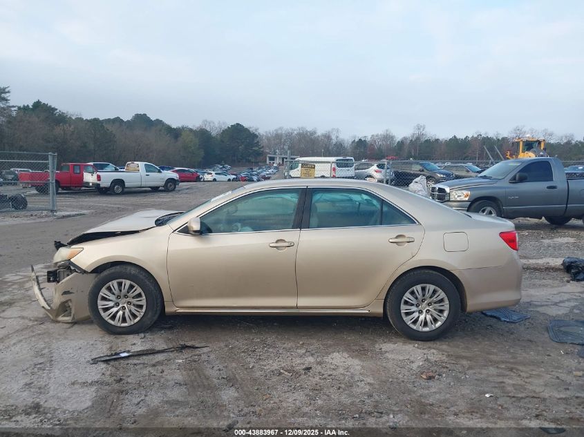 2012 Toyota Camry Le VIN: 4T1BF1FK2CU078343 Lot: 43883967