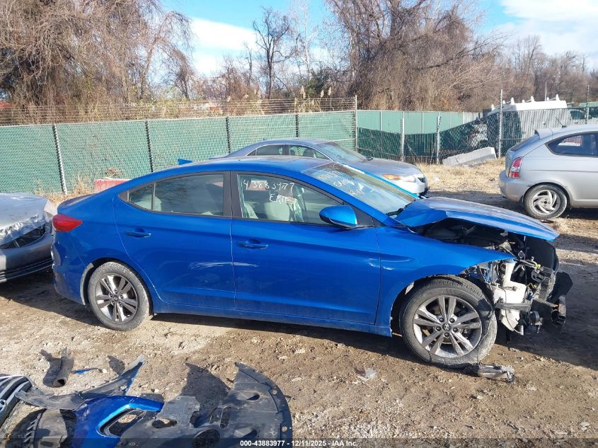 2018 Hyundai Elantra Value Edition VIN: KMHD84LF7JU472994 Lot: 43883977