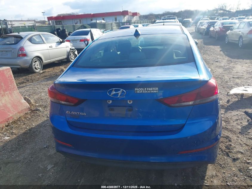2018 Hyundai Elantra Value Edition VIN: KMHD84LF7JU472994 Lot: 43883977