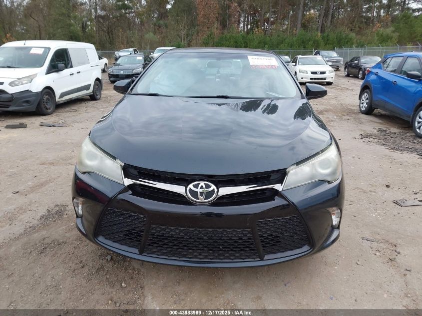 2015 Toyota Camry Se VIN: 4T1BF1FK0FU101476 Lot: 43883989