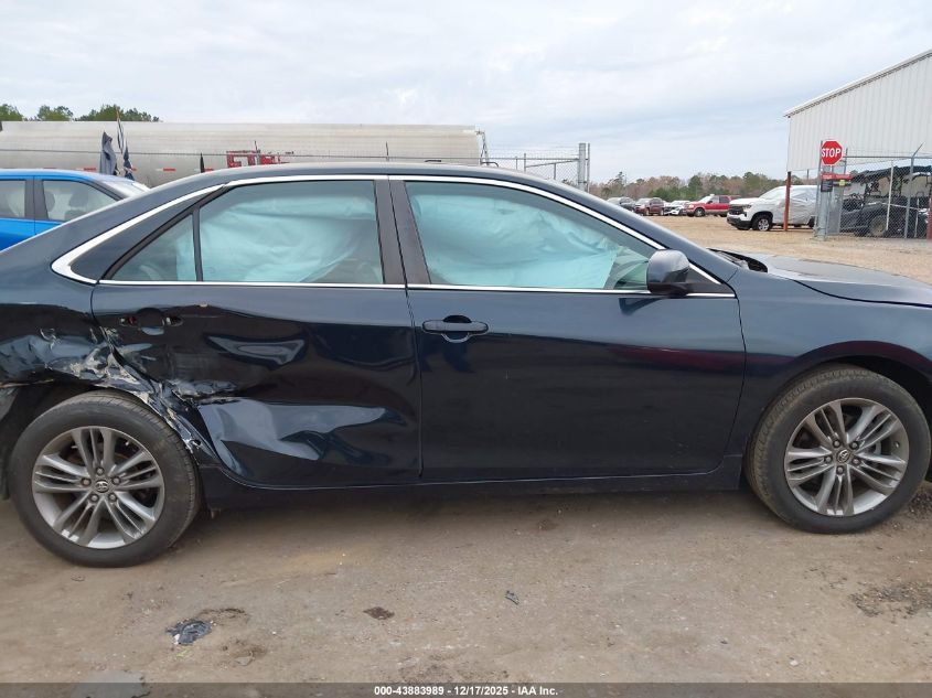 2015 Toyota Camry Se VIN: 4T1BF1FK0FU101476 Lot: 43883989