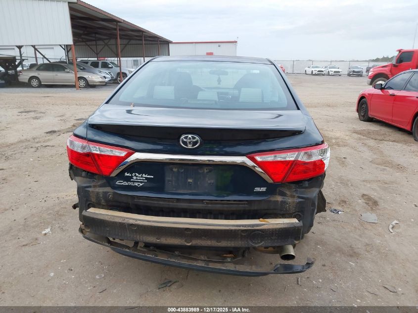 2015 Toyota Camry Se VIN: 4T1BF1FK0FU101476 Lot: 43883989