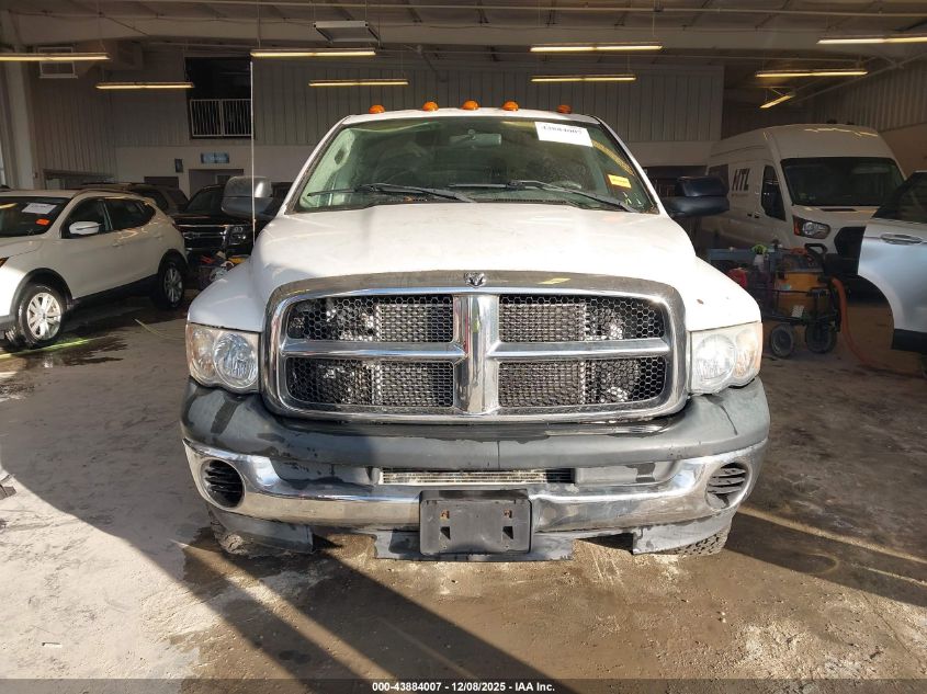 2003 Dodge Ram 2500 Slt/Laramie/St VIN: 3D7KU28683G804554 Lot: 43884007