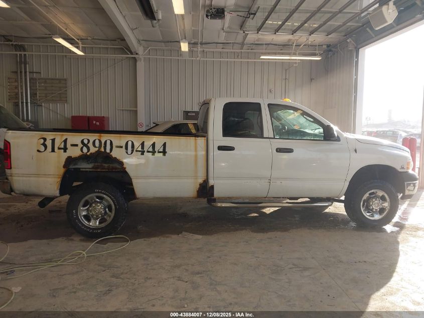 2003 Dodge Ram 2500 Slt/Laramie/St VIN: 3D7KU28683G804554 Lot: 43884007