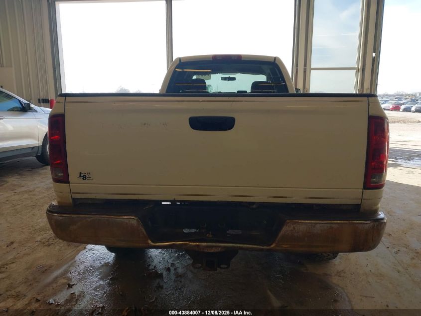 2003 Dodge Ram 2500 Slt/Laramie/St VIN: 3D7KU28683G804554 Lot: 43884007