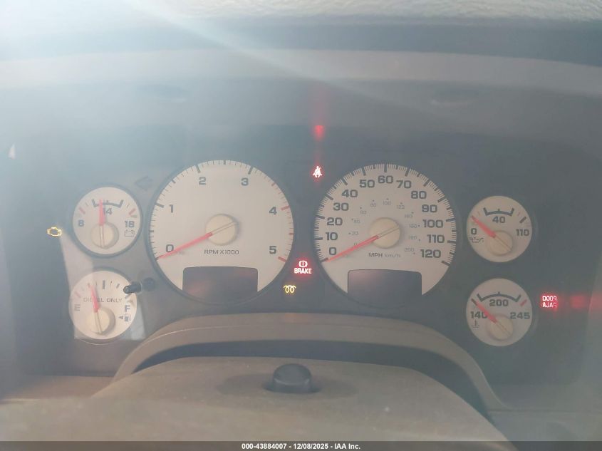 2003 Dodge Ram 2500 Slt/Laramie/St VIN: 3D7KU28683G804554 Lot: 43884007