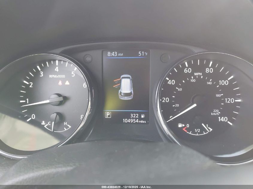 2018 Nissan Rogue Sv VIN: 5N1AT2MT4JC842086 Lot: 43884029