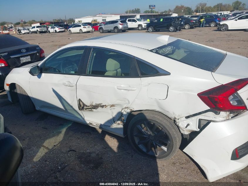 2019 Honda Civic Ex VIN: 19XFC1F33KE015272 Lot: 43884042