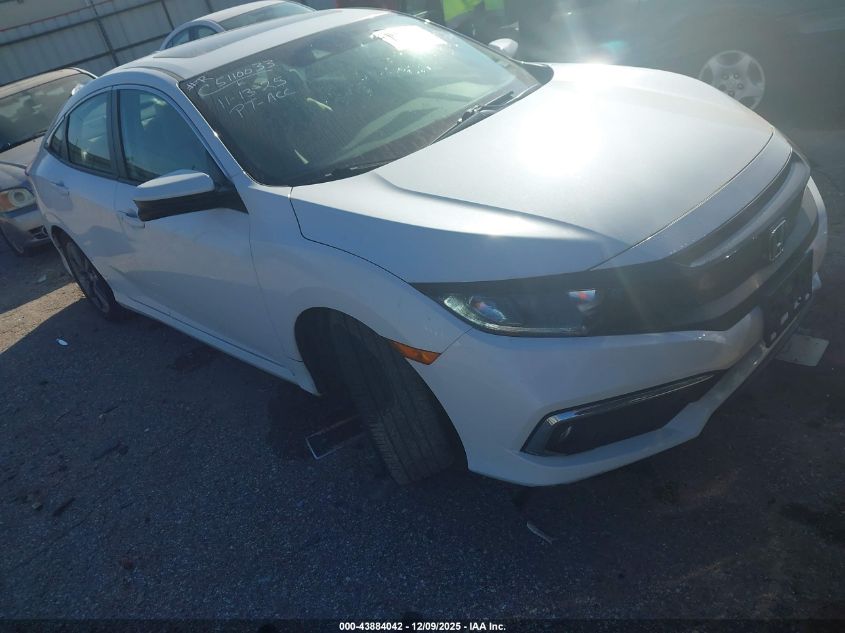 2019 Honda Civic Ex VIN: 19XFC1F33KE015272 Lot: 43884042
