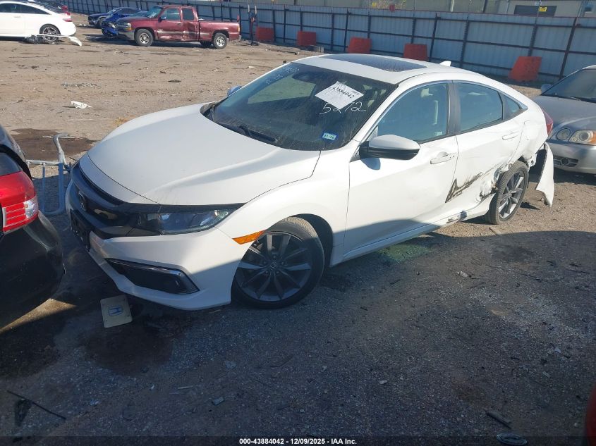 2019 Honda Civic Ex VIN: 19XFC1F33KE015272 Lot: 43884042