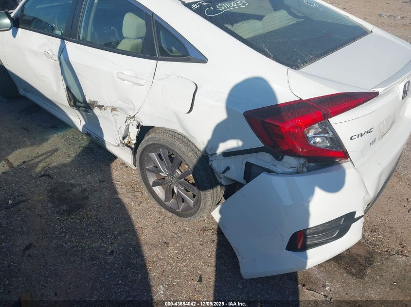 2019 Honda Civic Ex VIN: 19XFC1F33KE015272 Lot: 43884042