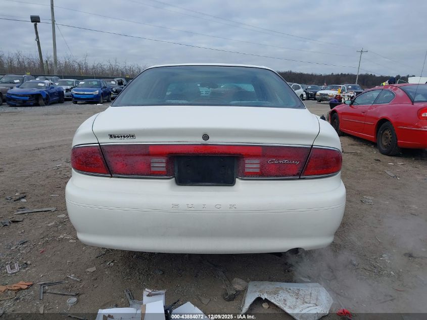 2004 Buick Century VIN: 2G4WS52J841246291 Lot: 43884072