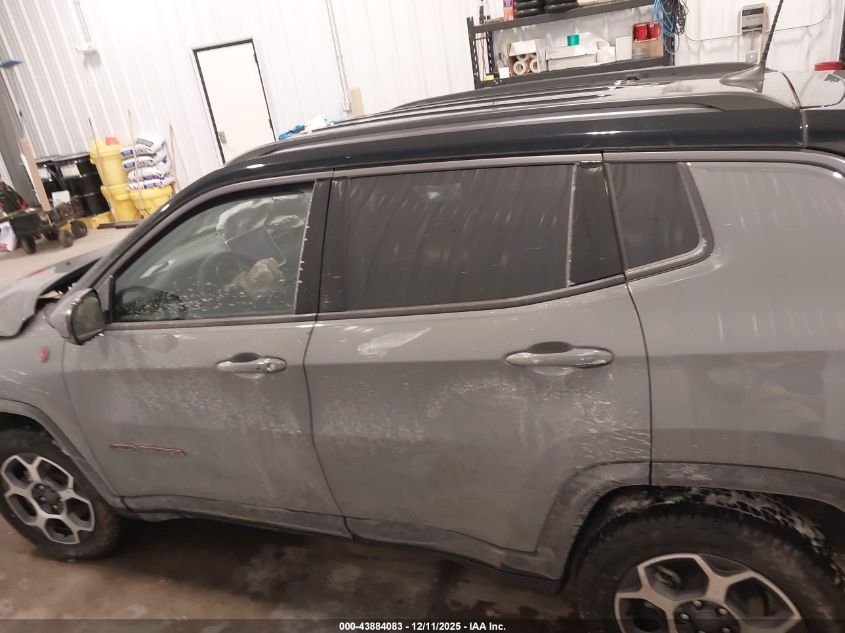 2022 Jeep Compass Trailhawk 4X4 VIN: 3C4NJDDBXNT101367 Lot: 43884083