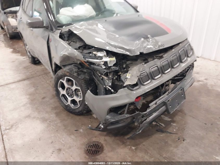 2022 Jeep Compass Trailhawk 4X4 VIN: 3C4NJDDBXNT101367 Lot: 43884083