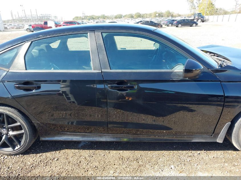 2022 Honda Civic Sport VIN: 2HGFE2F55NH513419 Lot: 43884094