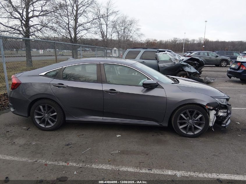 2020 Honda Civic Ex-L VIN: 19XFC1F7XLE207423 Lot: 43884095