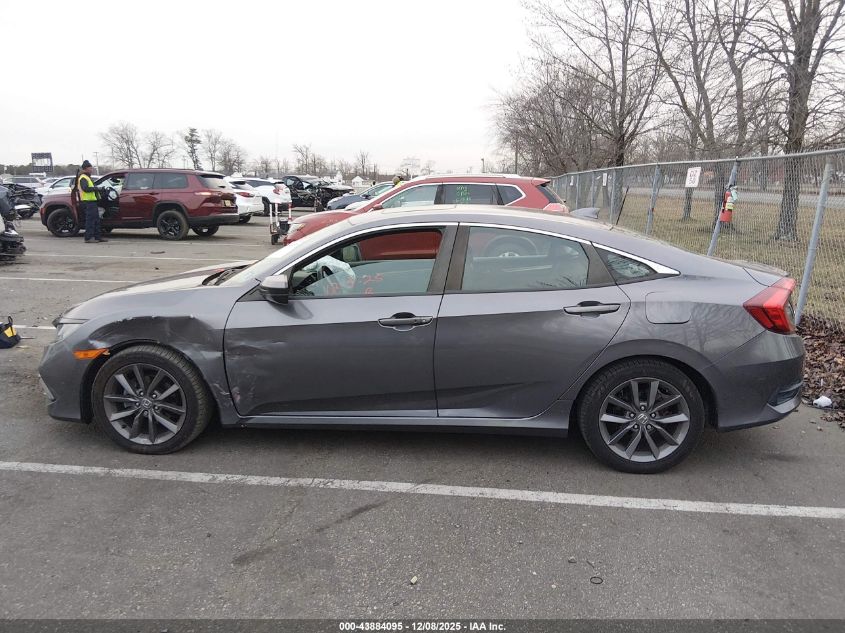 2020 Honda Civic Ex-L VIN: 19XFC1F7XLE207423 Lot: 43884095