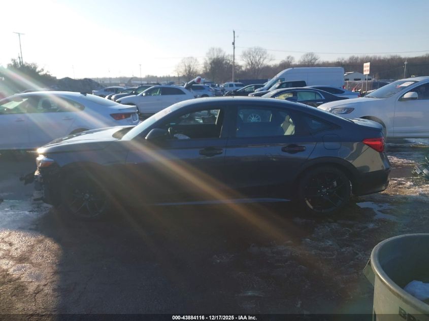 2022 Honda Civic Sport VIN: 2HGFE2F59NH574031 Lot: 43884116