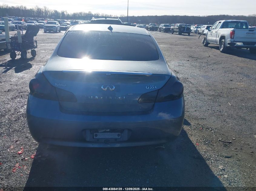2008 Infiniti G35X VIN: JNKBV61FX8M253782 Lot: 43884139