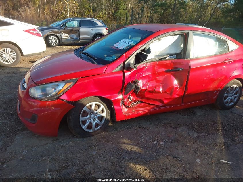 2013 Hyundai Accent Gls VIN: KMHCT4AE1DU359504 Lot: 43884153