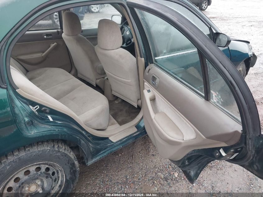 2002 Honda Civic Lx VIN: 1HGES16592L048088 Lot: 43884158