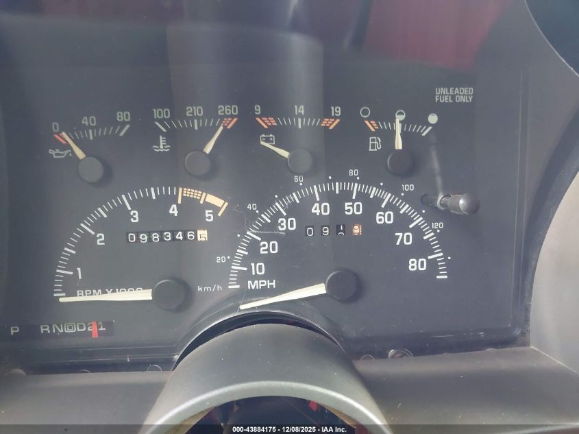 1994 Chevrolet Blazer K1500 VIN: 1GNEK18K1RJ380766 Lot: 43884175