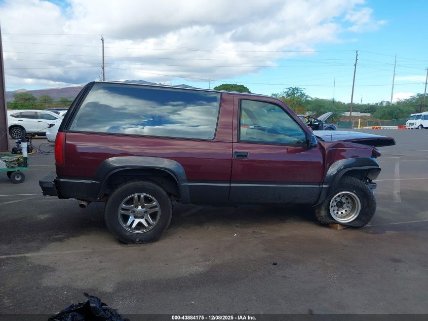 1994 Chevrolet Blazer K1500 VIN: 1GNEK18K1RJ380766 Lot: 43884175