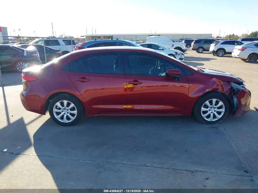 2025 Toyota Corolla Le VIN: 5YFB4MDEXSP352120 Lot: 43884227