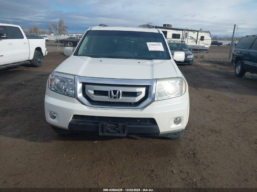 2011 Honda Pilot Touring VIN: 5FNYF4H90BB012617 Lot: 43884229