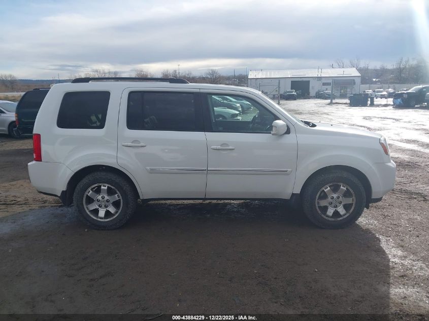 2011 Honda Pilot Touring VIN: 5FNYF4H90BB012617 Lot: 43884229
