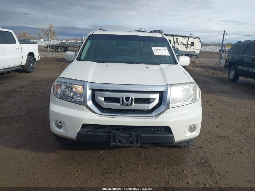 2011 Honda Pilot Touring VIN: 5FNYF4H90BB012617 Lot: 43884229