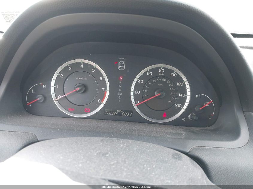 2009 Honda Accord 2.4 Lx-S VIN: 1HGCS12319A012560 Lot: 43884267