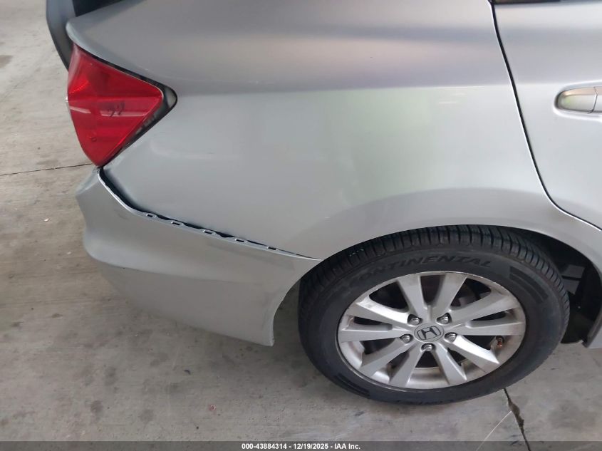 2012 Honda Civic Ex-L VIN: 2HGFB2F97CH526522 Lot: 43884314