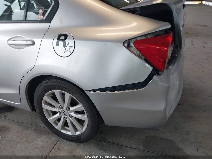 2012 Honda Civic Ex-L VIN: 2HGFB2F97CH526522 Lot: 43884314