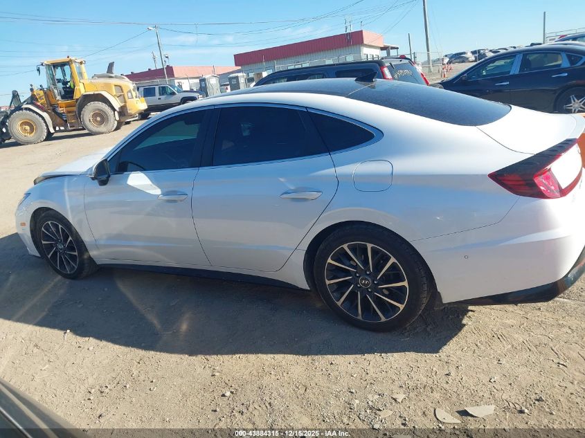 2022 Hyundai Sonata Limited VIN: KMHL34J21NA195731 Lot: 43884315