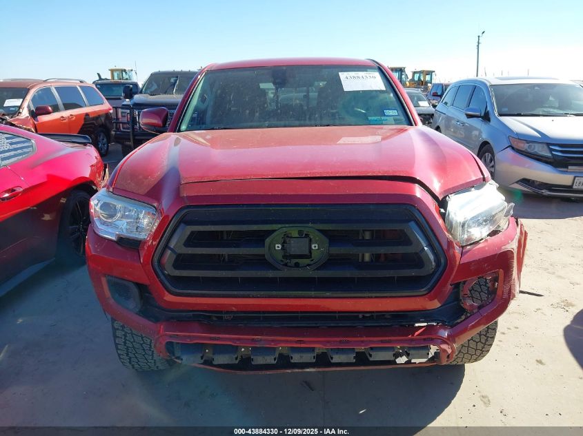 2020 Toyota Tacoma Sr VIN: 5TFAX5GN2LX187431 Lot: 43884330
