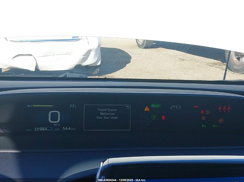 2021 Toyota Prius Prime Limited VIN: JTDKAMFP0M3183339 Lot: 43884344