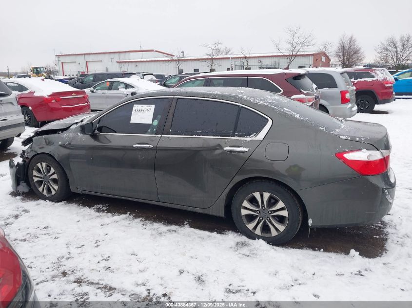 2013 Honda Accord Lx VIN: 1HGCR2F36DA139549 Lot: 43884367