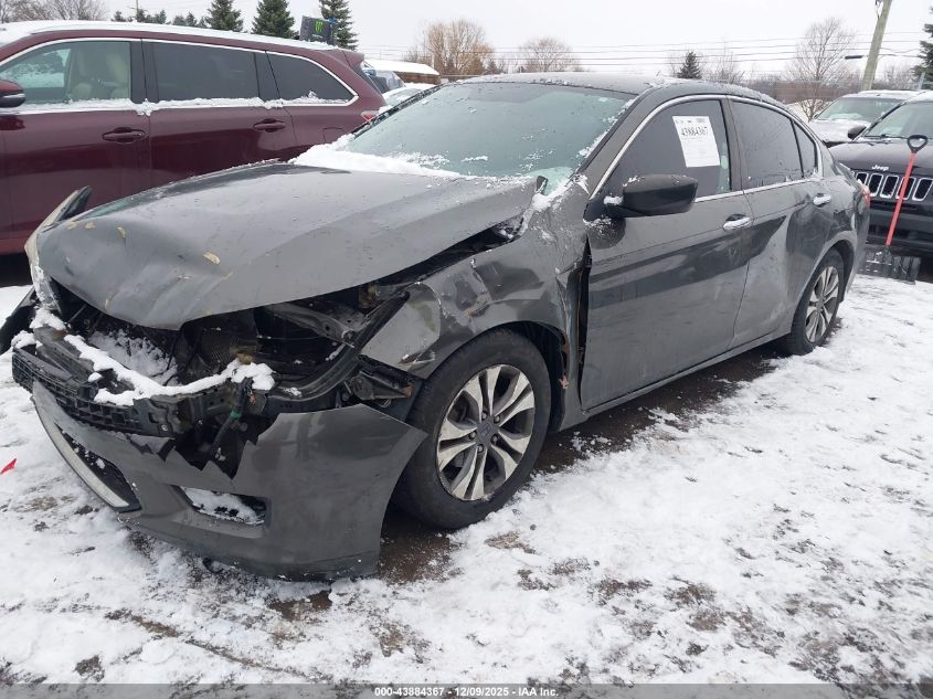 2013 Honda Accord Lx VIN: 1HGCR2F36DA139549 Lot: 43884367