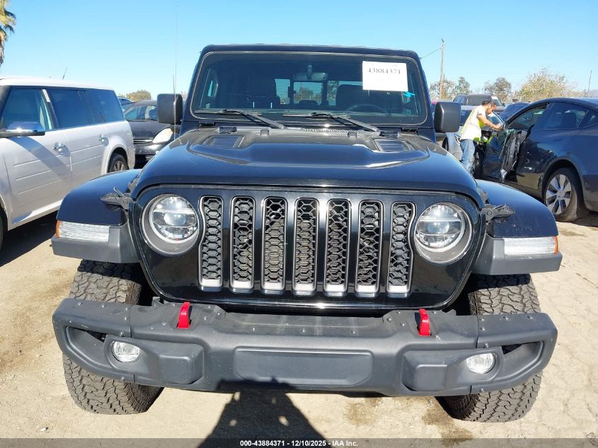 2021 Jeep Gladiator Rubicon 4X4 VIN: 1C6JJTBM9ML595557 Lot: 43884371