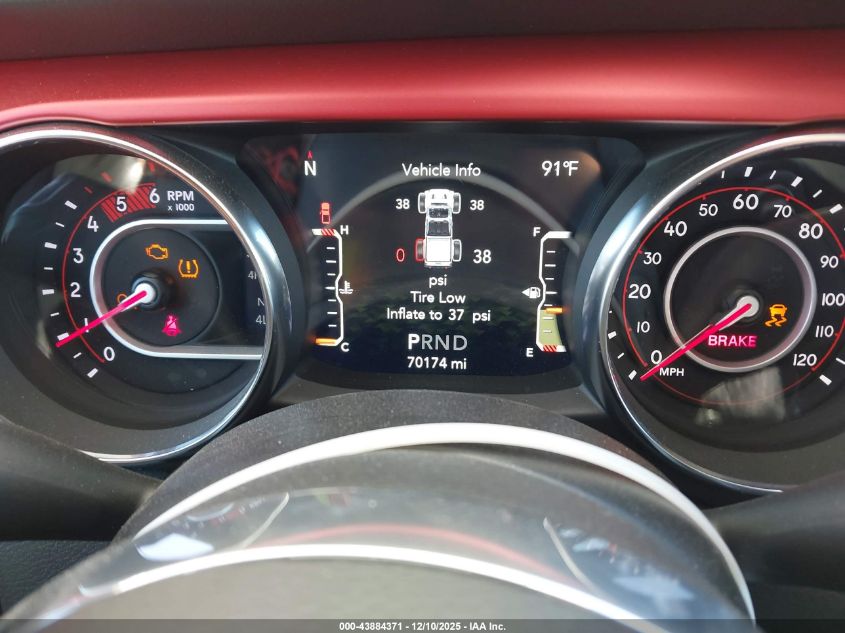 2021 Jeep Gladiator Rubicon 4X4 VIN: 1C6JJTBM9ML595557 Lot: 43884371