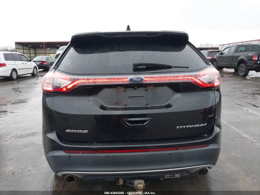 2015 Ford Edge Titanium VIN: 2FMTK3K89FBB43298 Lot: 43884386