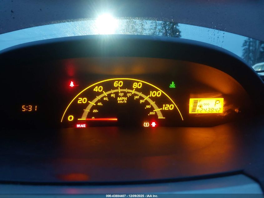 2010 Toyota Yaris VIN: JTDKT4K38A5305815 Lot: 43884407