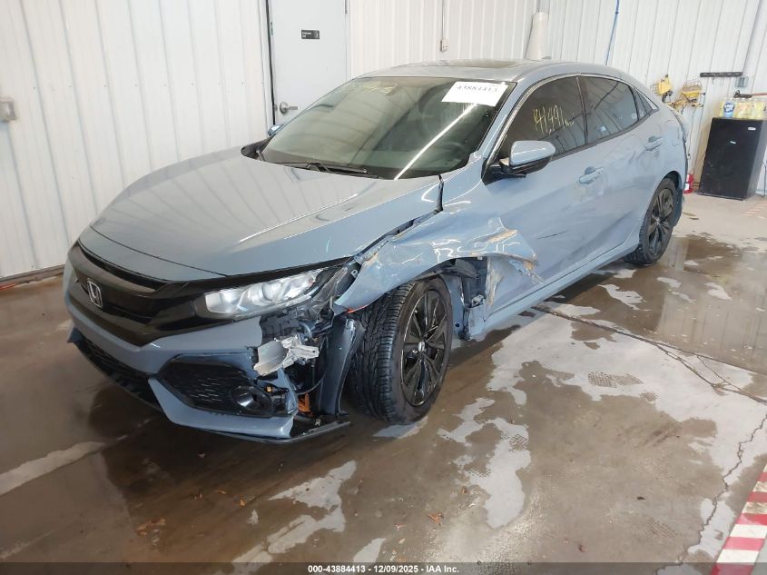 2018 Honda Civic Ex VIN: SHHFK7H52JU218200 Lot: 43884413