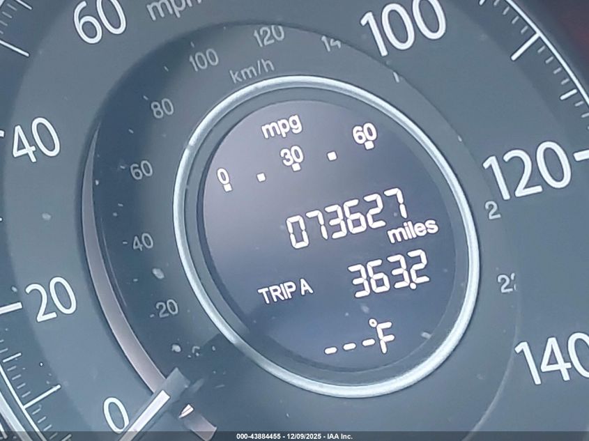 2016 Honda Cr-V Ex-L VIN: 2HKRM4H72GH713127 Lot: 43884455